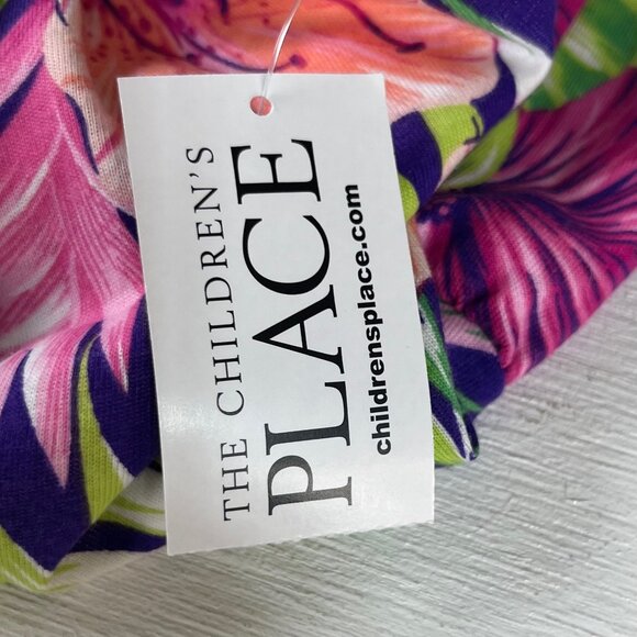 Girls Tropical Floral Print Sleeveless Dress L/G 10/12 By The Childrens Place - Picture 8 of 8